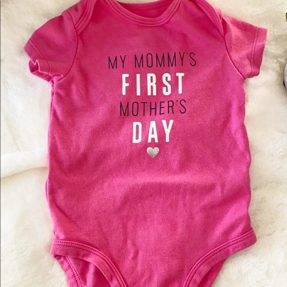 Carter’s “My mommy’s first Mother’s Day” onepiece - Picture 2 of 4